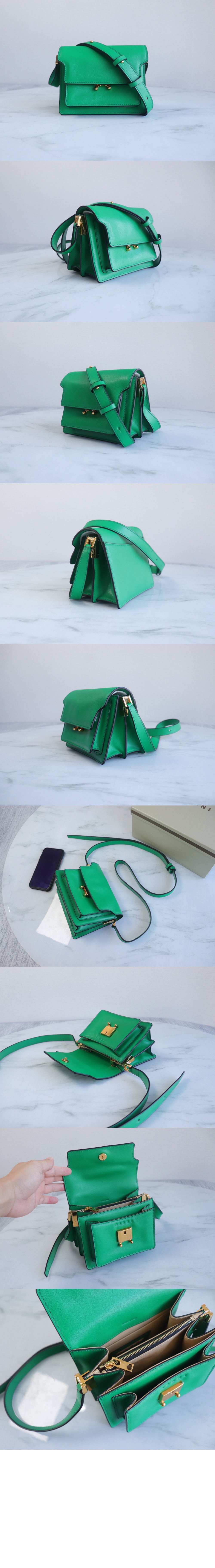 마르니 트렁크백 페이던트 미니