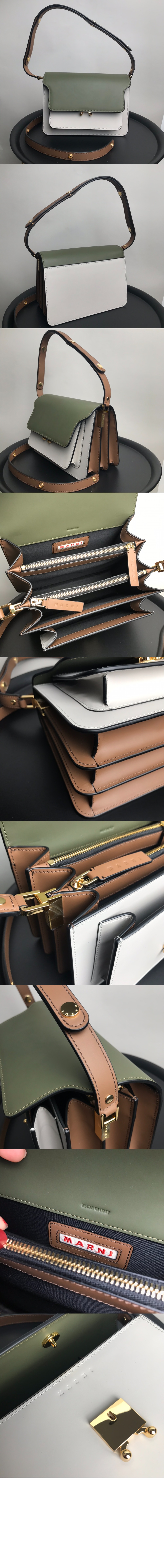 마르니 트렁크백 카프스킨 미니