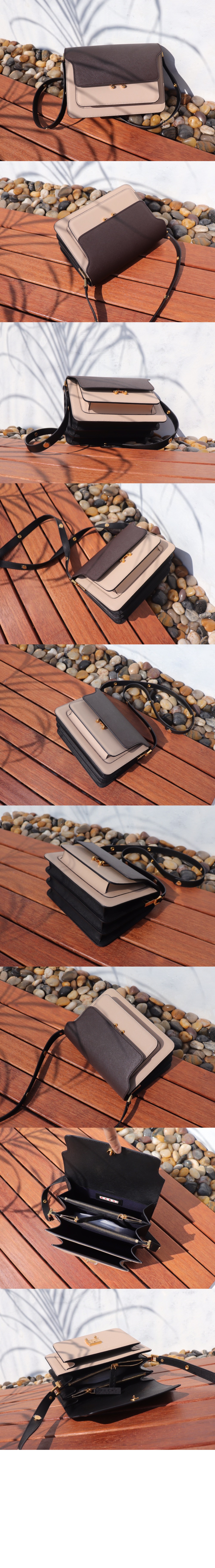 마르니 트렁크백 사피아노 미듐