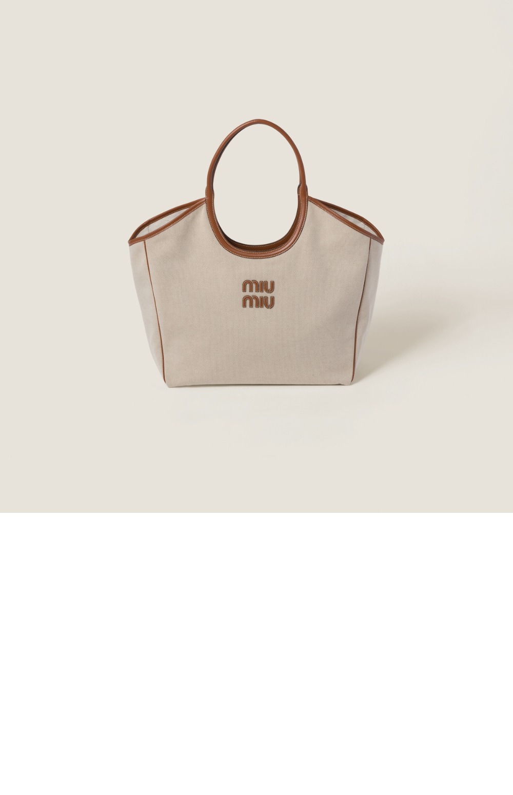 미우미우 아이비 캔버스백 5BG286