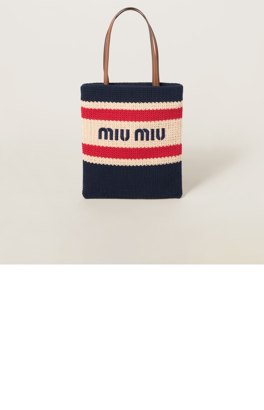 미우미우 크로셰 토트백 5BG248