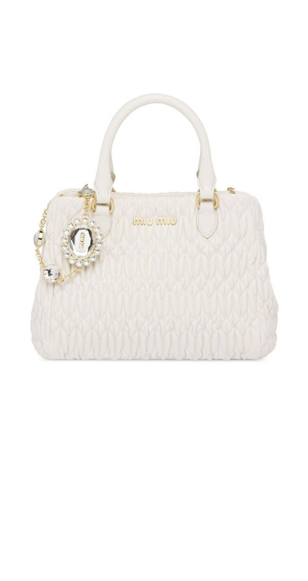 미우미우 크리스탈 클로케 토트백 5BA067