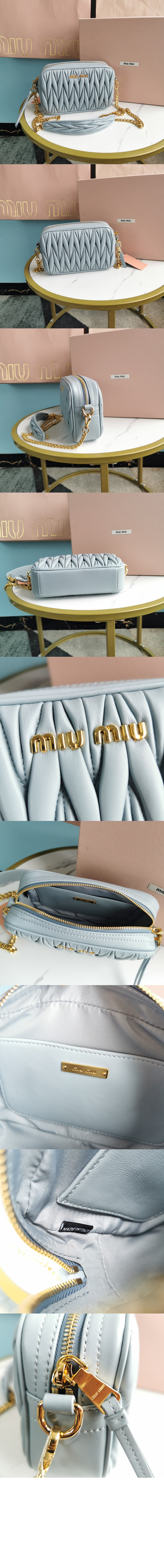 미우미우 마테라쎄 밴돌리어백 5BH118