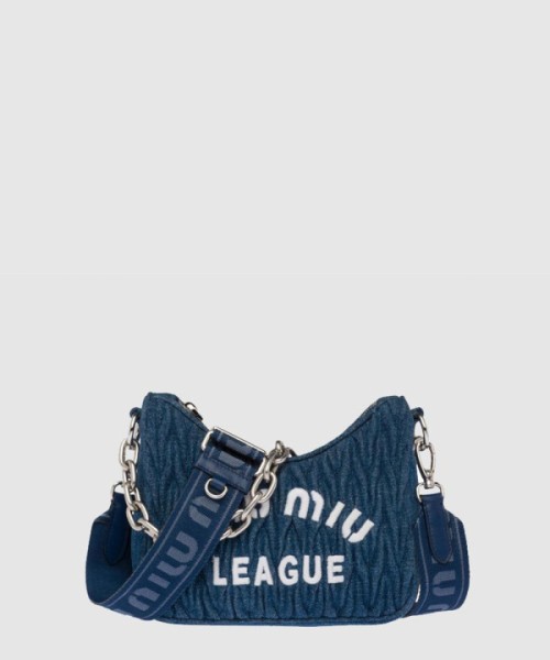 미우미우 마테라쎄 데님 숄더백 5BH211