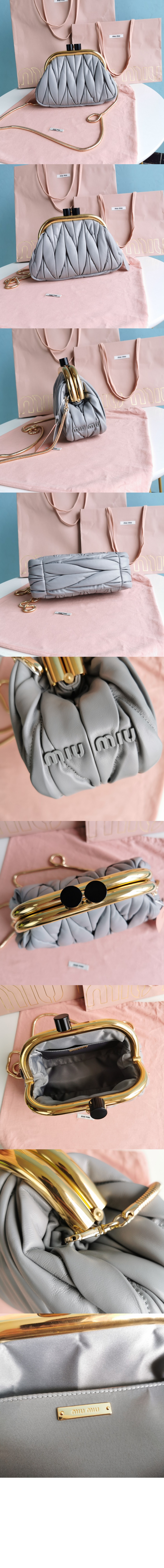 미우미우 벨 핸드백 5BK011