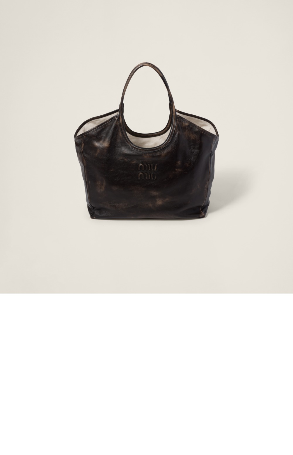 미우미우 가죽 토트 백 5BG276