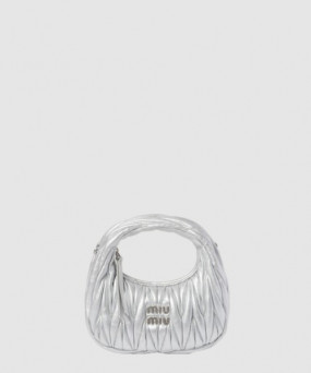 미우미우 완더 마테라쎄 나파 가죽 호보 미니백 5BP078