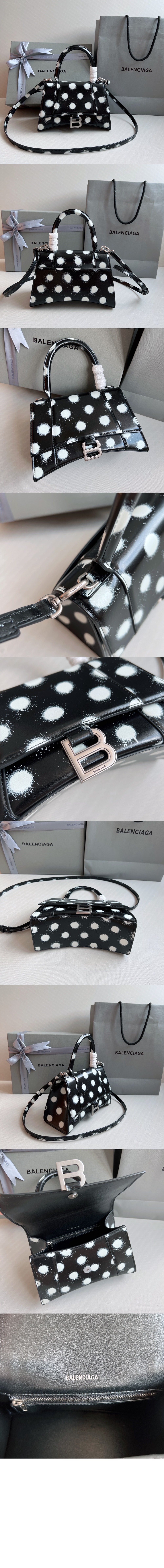 발렌시아가 모래시계 핸드백 593546