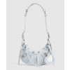 발렌시아가 XS 라인스톤 디테일 데님 숄더백 671309