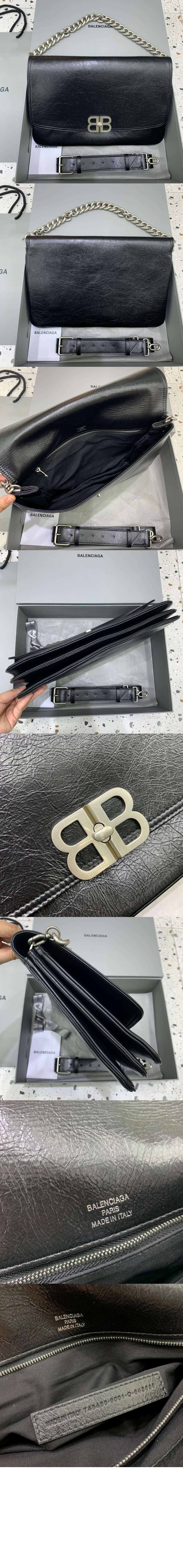 발렌시아가 BB 소프트 라지 플랩백 748488