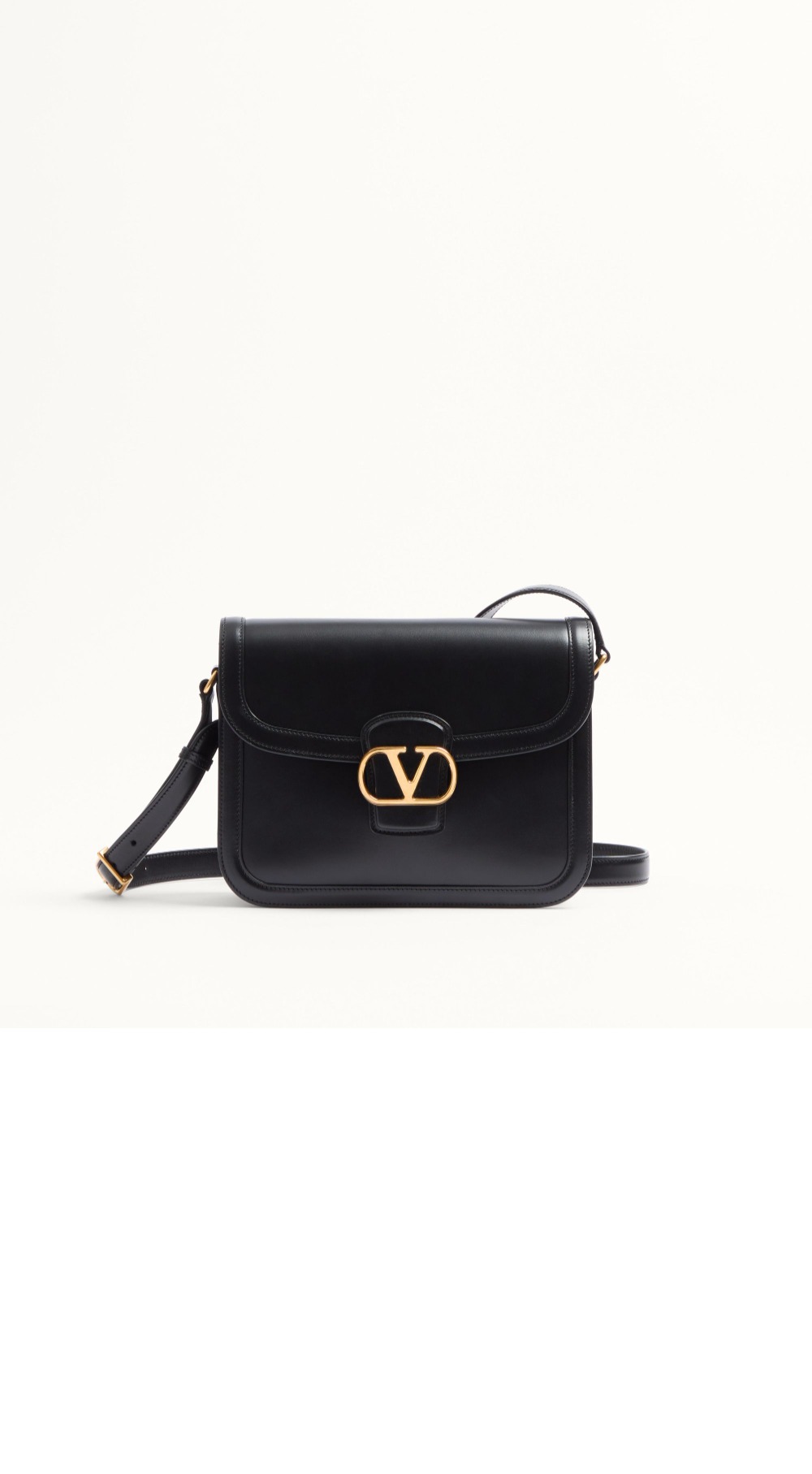 발렌티노 가라바니 9TO5 스무드 송아지 가죽 숄더백