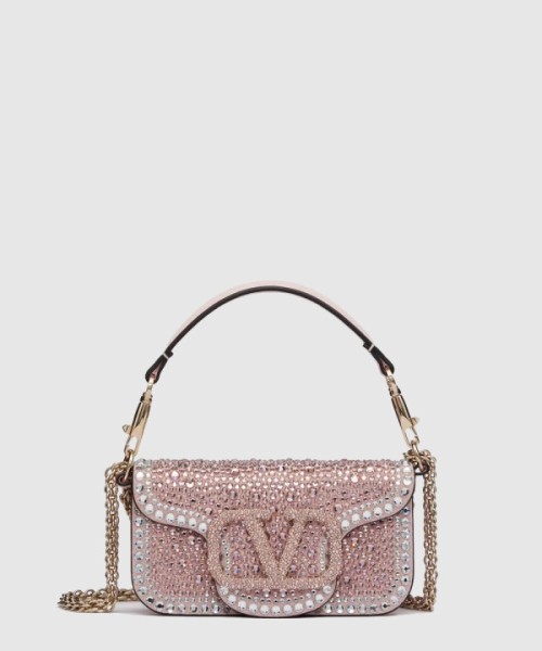발렌티노 라인스톤 장식 스몰 발렌티노 가라바니 로코 숄더백