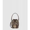 발렌티노 VLOGO SIGNATURE V 미니 버킷 백 소프트 쉽스킨