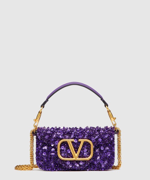 발렌티노 LOCÒ 3D 자수 스몰백