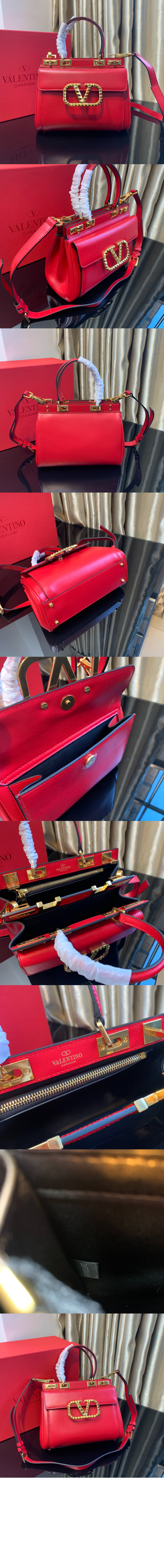 발렌티노 락스터드 핸드백 미듐