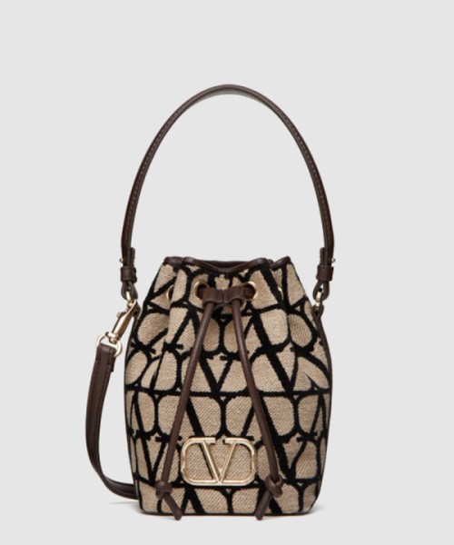 발렌티노 브이로고 미니 버킷백