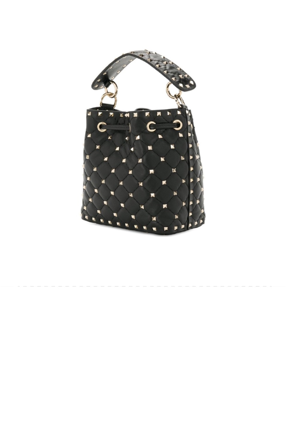 발렌티노 락스터드 스파이크 버킷백