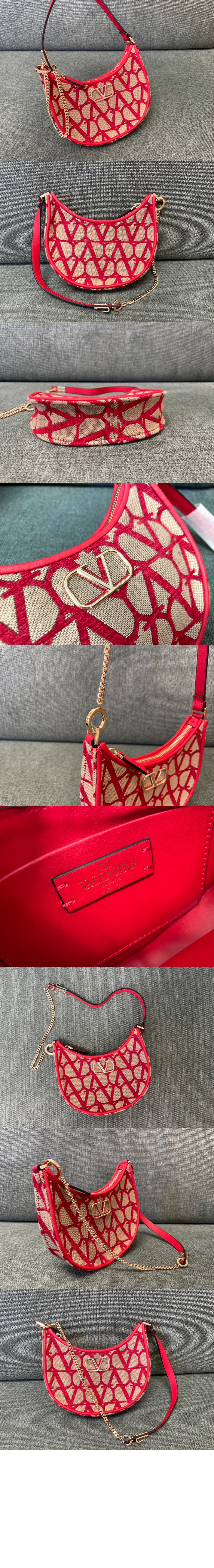 발렌티노 브이로고 시그니처 호보백 미니