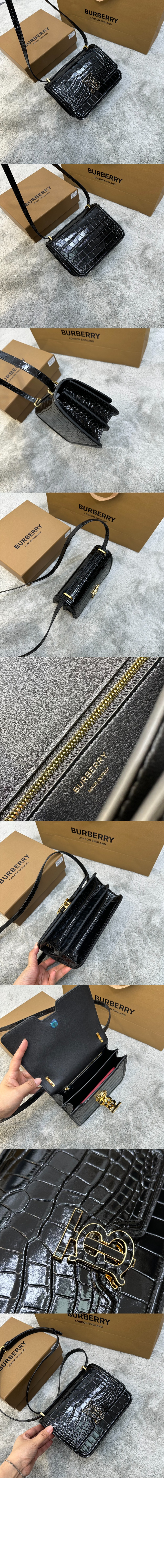 버버리 엠보싱 레더 스몰 TB 백 80582931