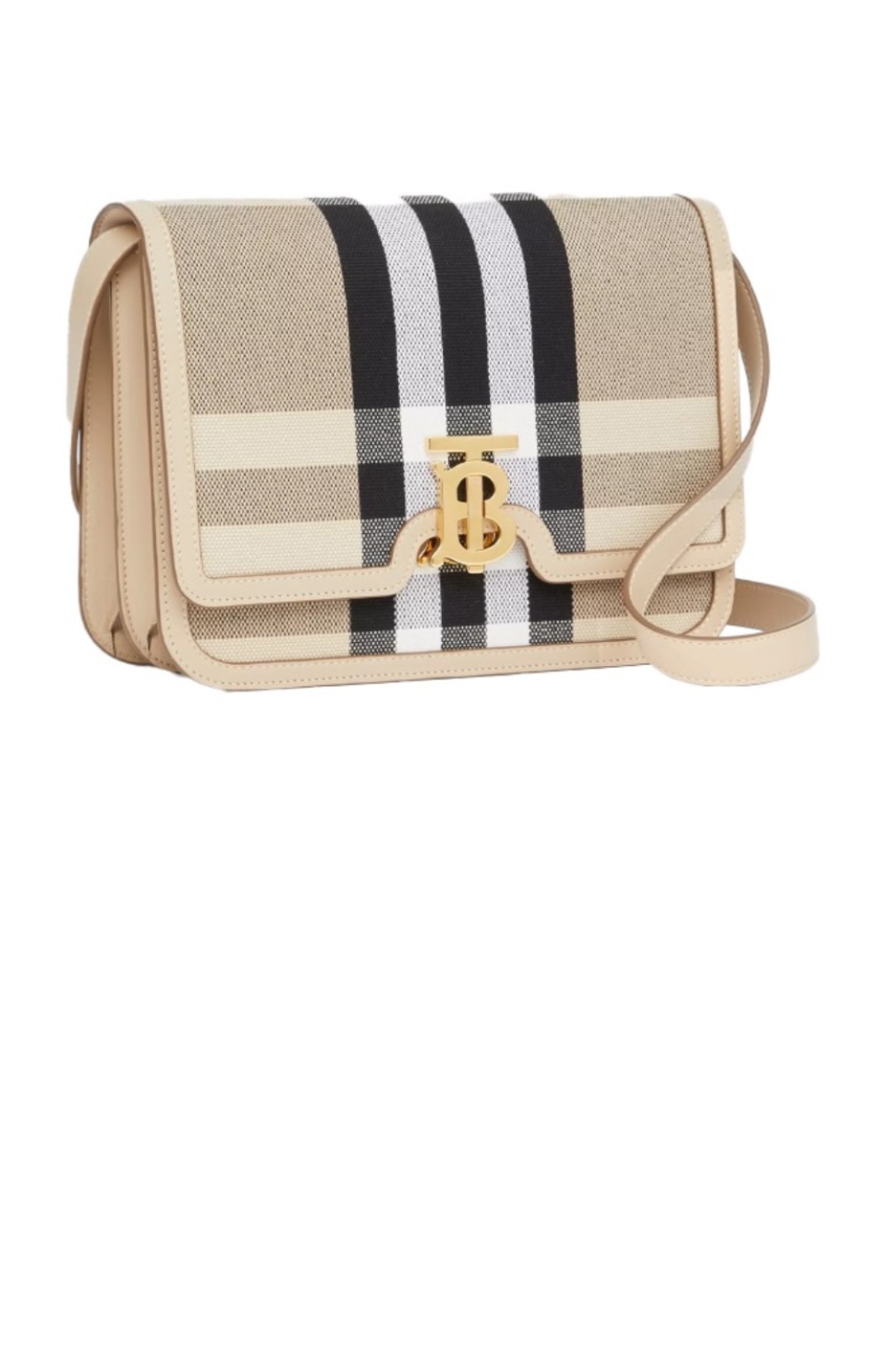 버버리 레더 TB 숄더백