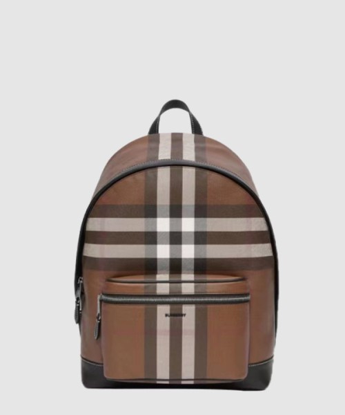버버리 체크 E-캔버스 백팩 80365491