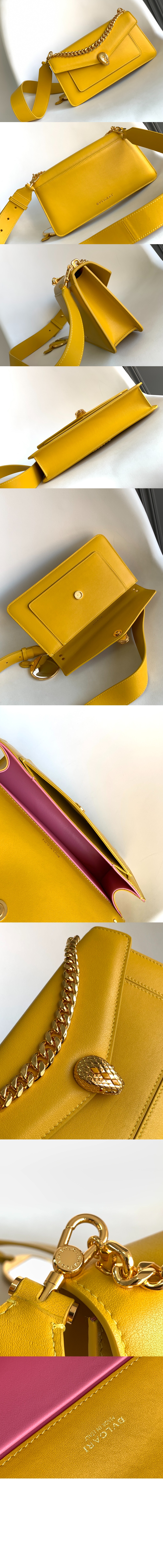 불가리 플랩 숄더 크로스백 292116