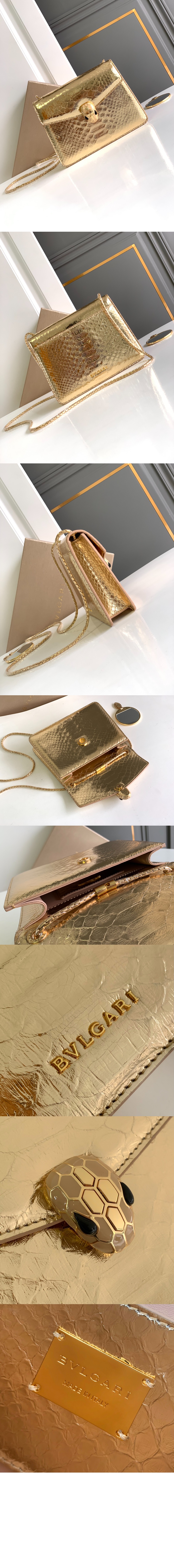 불가리 체인 숄더 크로스백 618790