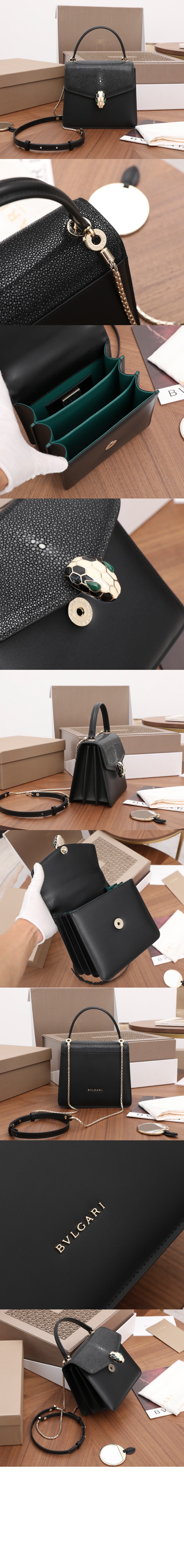 불가리 세르펜티 포에버 탑 핸들 282373