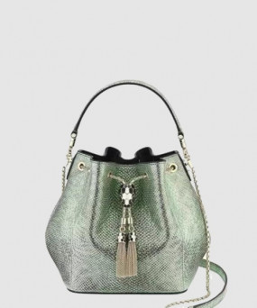 불가리 세르펜티 포에버 미디엄 탑 핸들 백 289899