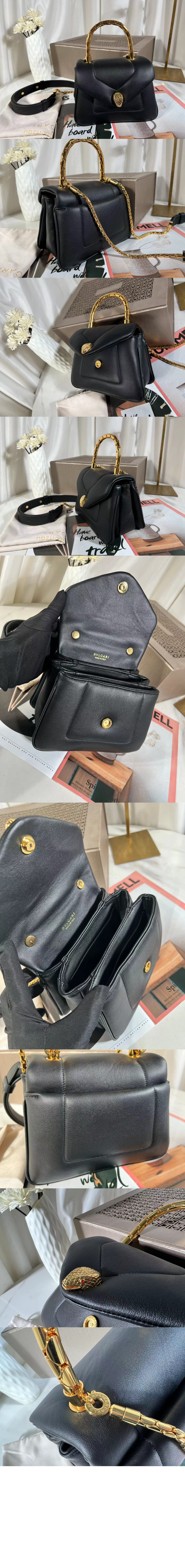 불가리 세르펜티 리버스 탑핸들백 292126