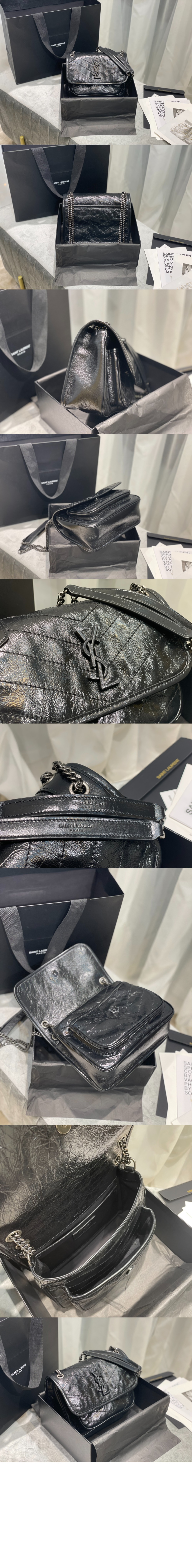 생로랑 크링클 니키백 베이비 633160