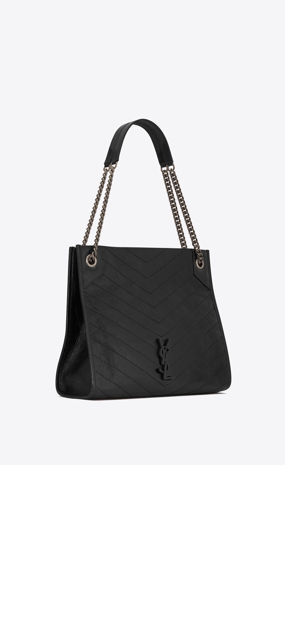 생로랑 빈티지 가죽 소재 NIKI 쇼핑백 577999