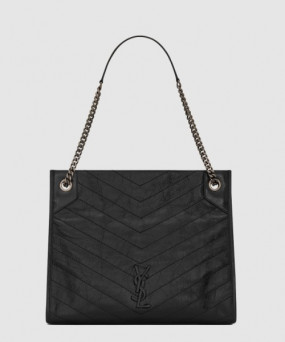 생로랑 빈티지 가죽 소재 NIKI 쇼핑백 577999