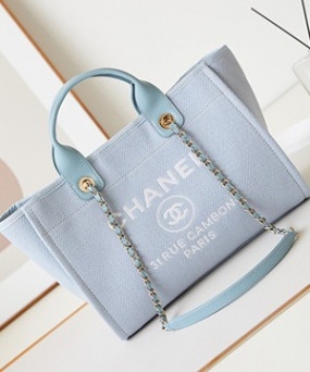 샤넬 31 RUE 믹스드 파이버 도빌백 미디엄