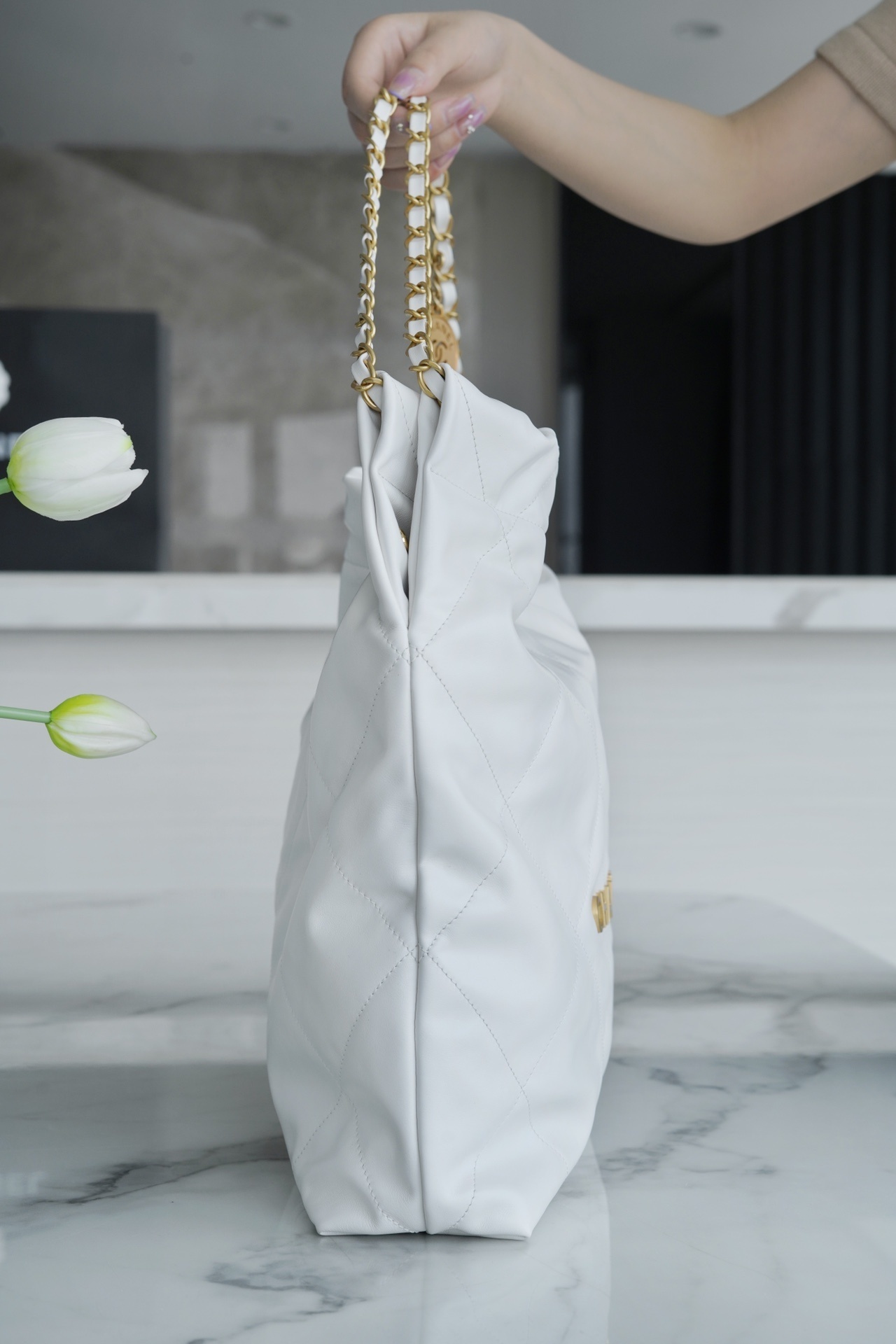 샤넬 22백 미듐 AS3261