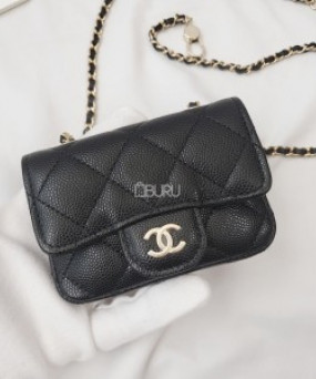 샤넬 클래식 벨트백 AP1952 사이즈 :  10.3 × 7× 2.5cm 캐비어 금장