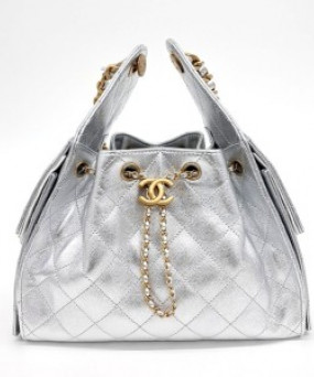 샤넬 25백 스몰 실버 금장