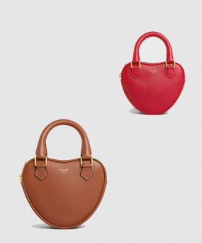 셀린느 하트 토트백 198223