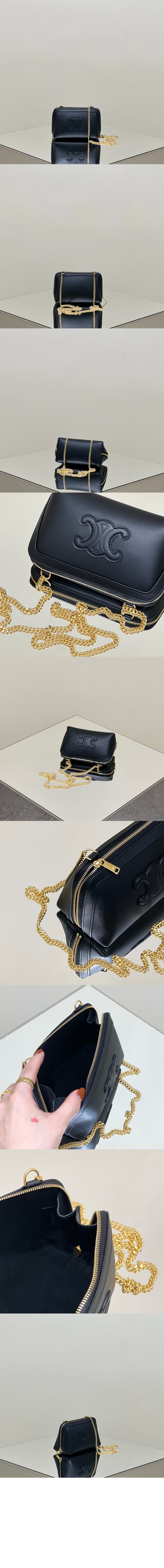 셀린느 트리오페 미니 체인백 10E383