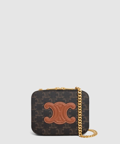 셀린느 퀴르 트리오페 체인 박스 10L052