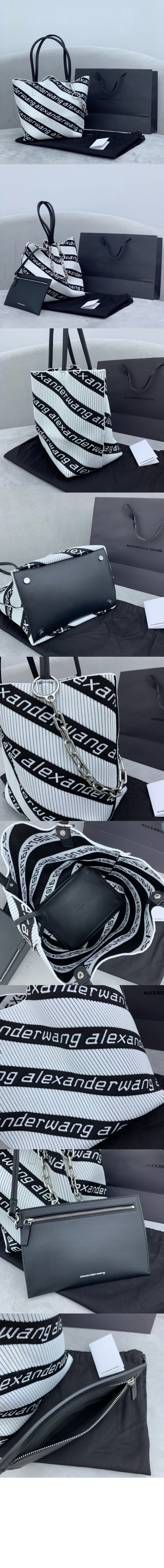 알렉산더왕 빈티지 프린트 쇼퍼백 20C120