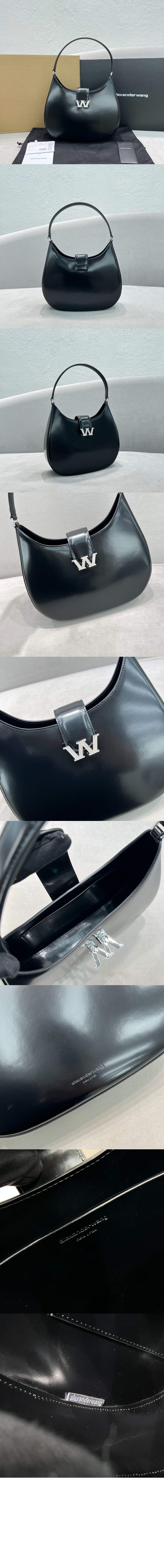 알렉산더왕 W 레거시 레더 호보백 라지 2R22L0