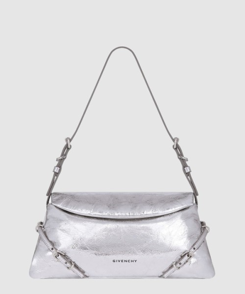 지방시 스몰 프티 부아유 라미네이트 가죽백