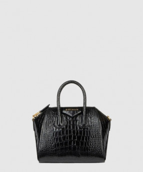 지방시 안티고나 크로커다일 스타일 가죽 미니백