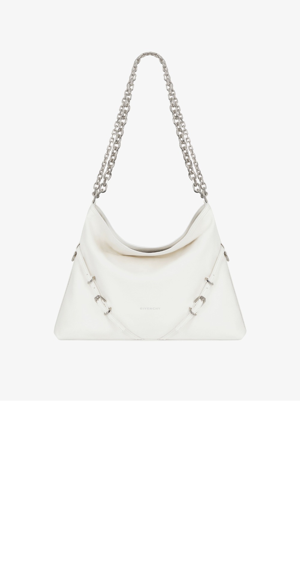 지방시 Voyou Chain 가죽 미디엄백