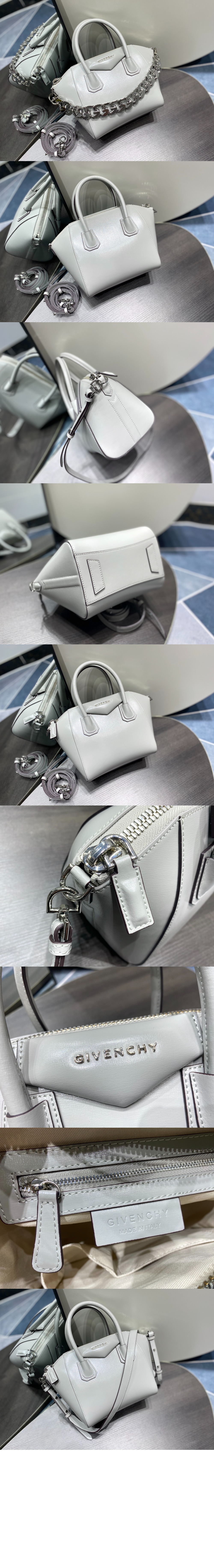 지방시 안티고나 체인 카프스킨 미니