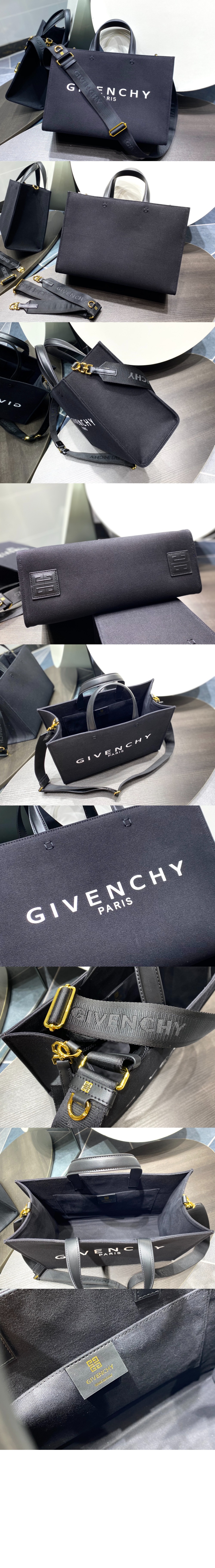 지방시 캔버스 미듐 G 토트백