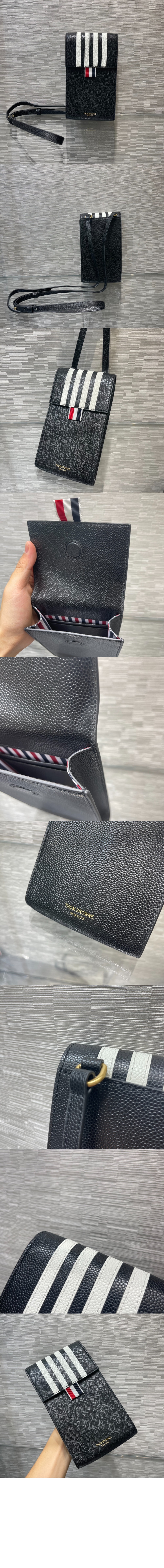 톰브라운 페블 폰 홀더백 MAC115