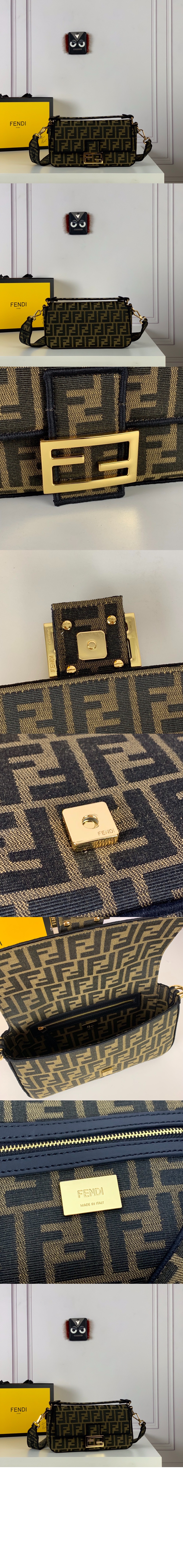 펜디 바게트백 미듐 8BR600