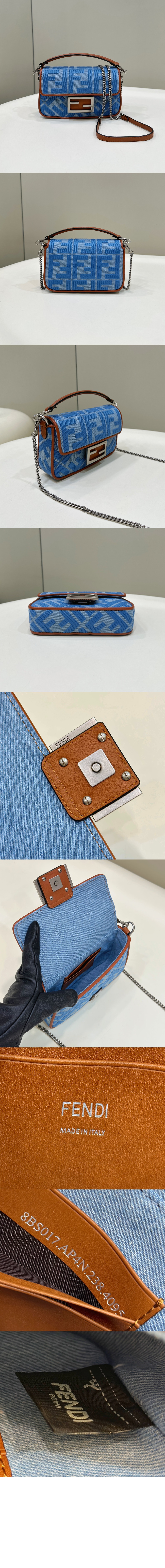 펜디 바게트백 미니 8BS017